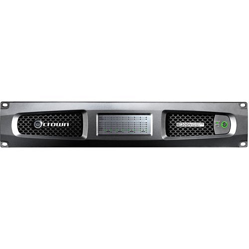 Crown DCI8X300N DCi 8|300N 8-Channel Power Amplifier with BLU Link, 70V/100V 300W at Ohm