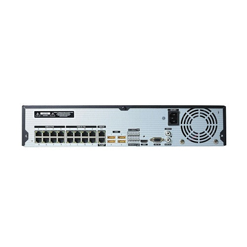 IDIS DR-6516P-20TB DirectIP 6500 Series 16-Channel 4K Recorder, H.265, 20TB