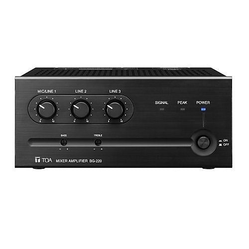 TOA BG-220CU F00 BG-2000 Series Mixer Amplifier, 20W