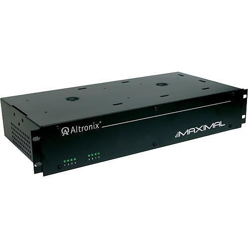 Altronix MAXIMAL3RHDV Access Power Controller with Power Supply Charger, PTC Relay Outputs, 12/24V DC at 6A, 220V AC, 2U
