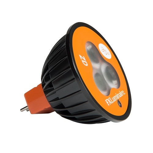 FX Luminaire MR-16-ZD-50-W-FL LED Replacement Lamp, 50W, Warm Color, Beam Wide Flood 60°