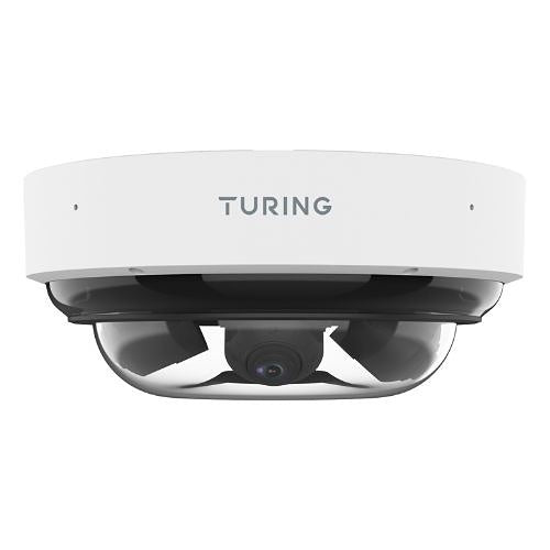 Turing Video TP-X4D5AV2-1Y SMART Series 5MPx4 Multi-Sensor Dome IP Camera with (4) TV-CORE1Y Cloud VMS Licenses