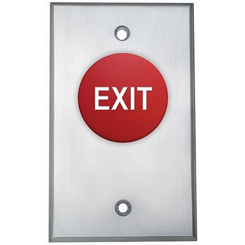 Camden CM-4085R/7, 1.625\\" Mushroom Button, 1-Pack, Aluminum, Red
