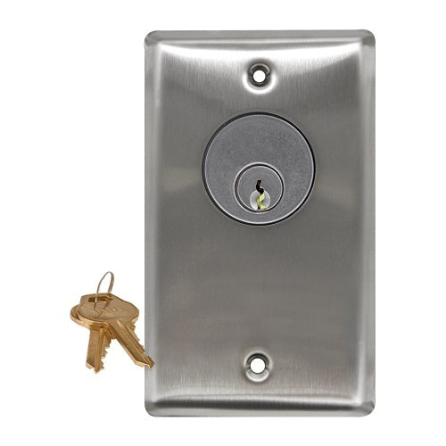 Camden CM-1205-60KA KEY Switch SPST Momentary Normally Closed