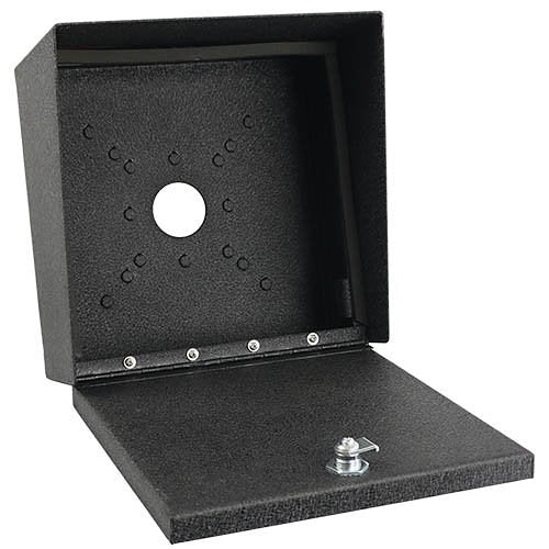 Pedestal Pro MC-CS-10-E 10\\" 10\\" Square Steel Housing, Black Power Coated