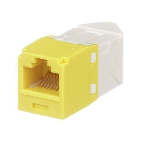 Panduit CJLR688TGYL CAT6 Left/Right 45 Degree TG Wirecap Jack