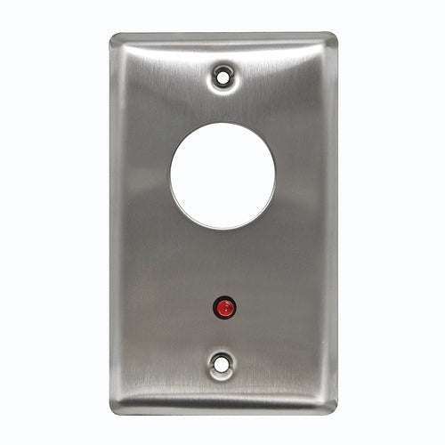 Camden CM-1210-7024 1-Gang Key Switch with Red LED, SPST
