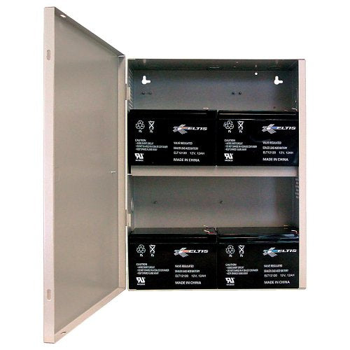 Altronix BC400SG Power Supply/Battery Enclosure with Battery Shelf, 15.5\\" H x 12.25\\" W x 4.5\\" D, Indoor, Gray Image of AX-BC400SG