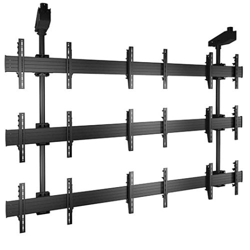 Chief LCM3X3U Fusion Adjustable 3x3 Video Wall Ceiling TV Mount for 42-46\\" Flat Panel TVs, TAA Compliant, Black