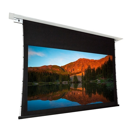 Dragonfly DFRM-TAB-110-UAW 110\\" Recessed Motorized Tab Tension Ultra AcoustiWeave Projection Screen, 16:9