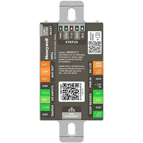 Honeywell MPA1 Single Door Access Control Solution, Includes: MPA1C1 and MPA1ENCP