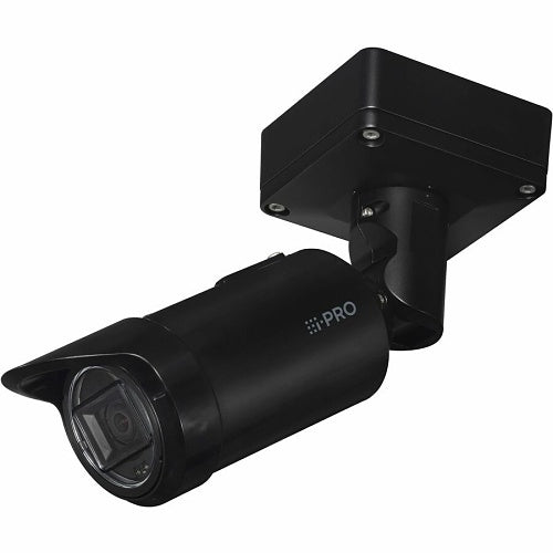 i-PRO WV-S1536LA-B S-Series 2MP Outdoor IP Camera with AI Engine, IP66, NDAA, Black