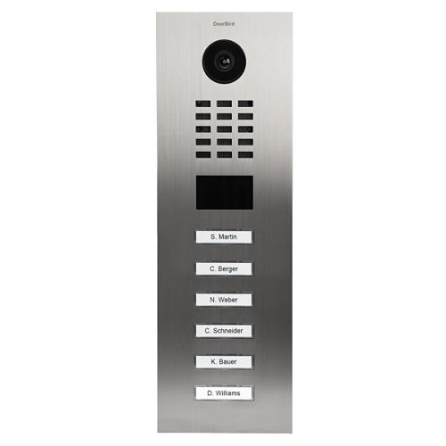 DoorBird D2106V IP Video Intercom, Stainless Steel V2A