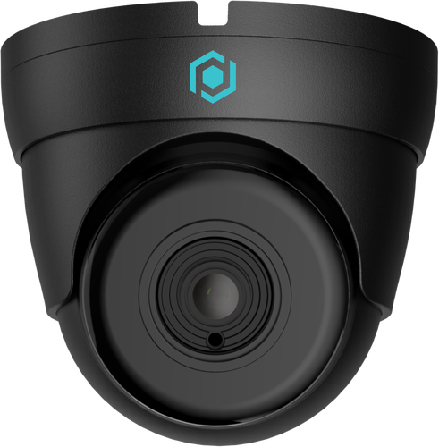 G.S.D TEBF28AIO-8MP-B 8MP HD Analog Eyeball Camera, 2.8mm Lens, IR Up to 20M, Built-in Mic, IP66, Weatherproof, Black