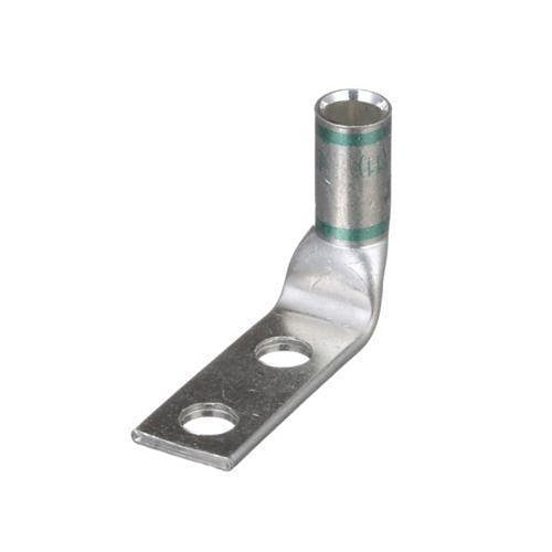 Panduit LCD1-56CF-E Compression Connector Lug, 2-Hole, #1AWG, Copper