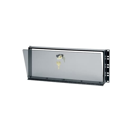 Middle Atlantic SECL-4 4U RMS Fixed Security Cover with Hinged Plexi Door