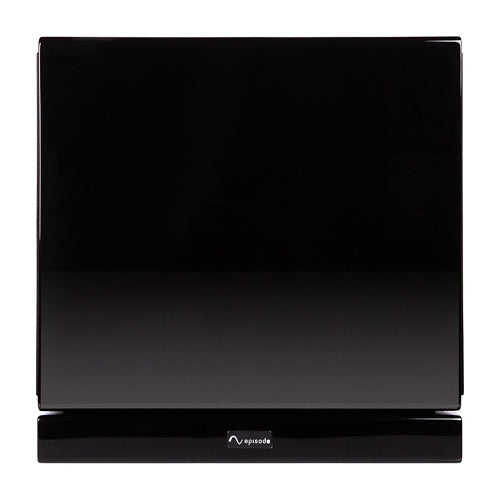 Episode ES-SUB-MEGA-D12-BLK Mega D-Series Dual Sealed Subwoofer with 1000W Amplifier, 12", Gloss Black