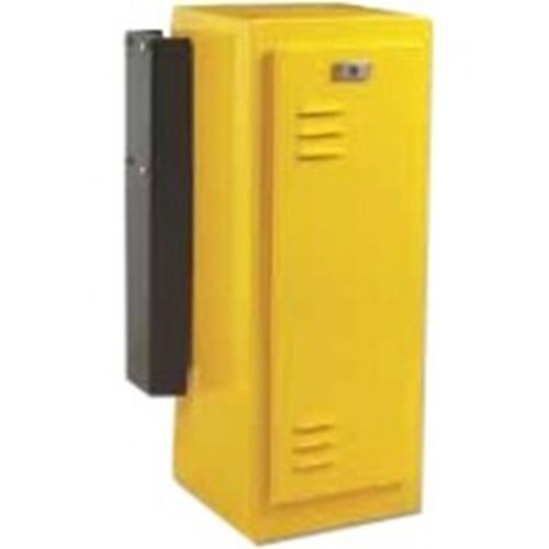 Linear BGUS-D-18-211WS BGUS Series 1/2 HP Barrier Gate with Counter Balanced 18 ft. Wood Arm, White Image of LN-BGUSD18WS