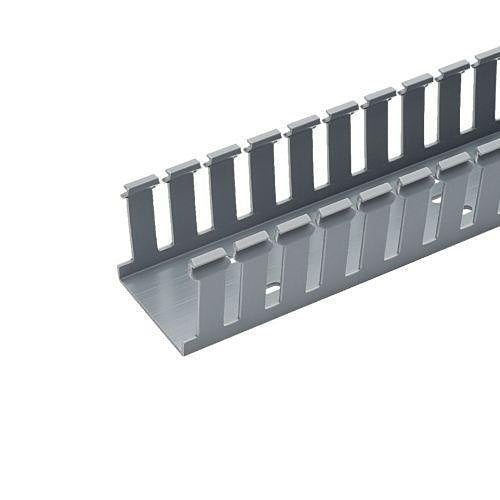 Panduit NNC37X75LG2 Cable Duct, Slotted Duct Halogen Free, 37mm x 75mm