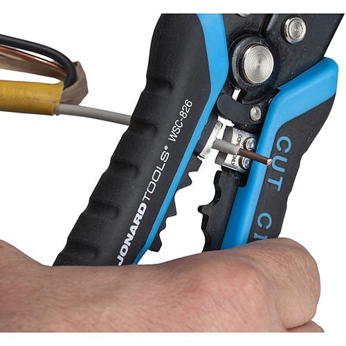 Jonard Tools WSC-826 Wire Stripper and Crimper for 8-26 AWG