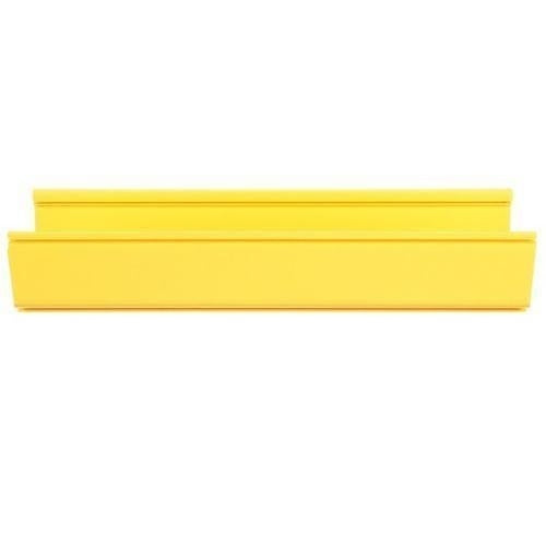 Panduit FR6X4YL6 FiberRunner Channel, PVC, 6x4, Snap-On, 6\', Yellow