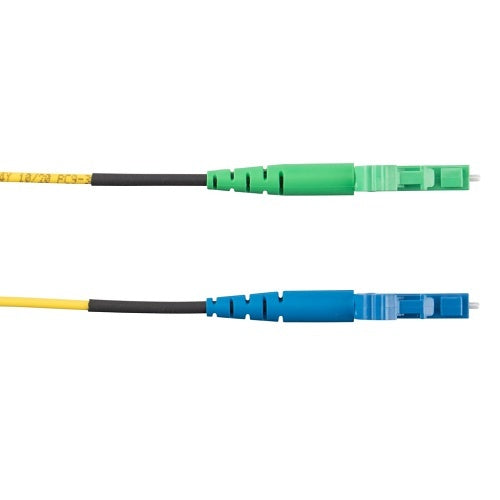 Panduit F91EL1NB1SNM001 Fiber Optic Patch Cord, 1 Fiber, 3.2\', Yellow Jacket, Blue
