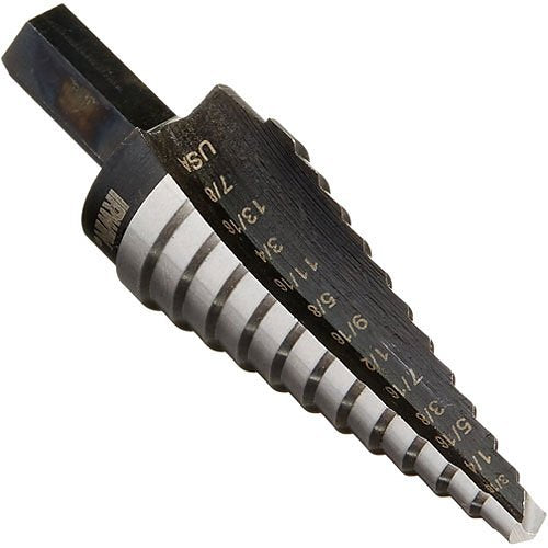 IRWIN 10234 Unibit 3/16"- 7/8" High Speed Self-Starting Steel Fractional