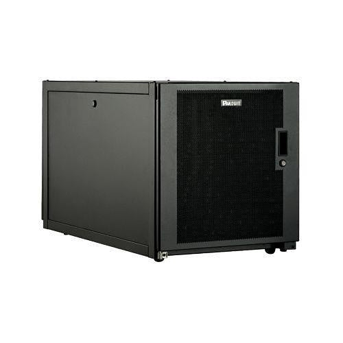 Panduit E6212B1 Enterprise cabinet, 12 RU, 600 x 1070mm, 2-Side Panel, Black