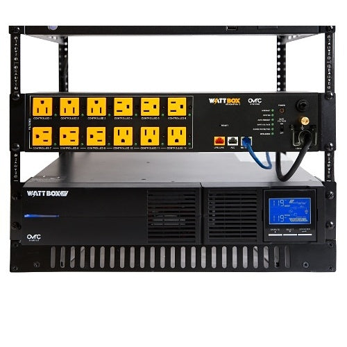 WattBox KIT-UPS-IPVM12-2000 IP UPS Kit, 12 Controllable Outlets, 2000VA