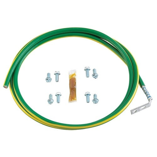 Panduit RGEJ660PF StructuredGround Equipment Bonding Jumper, Green / Yellow