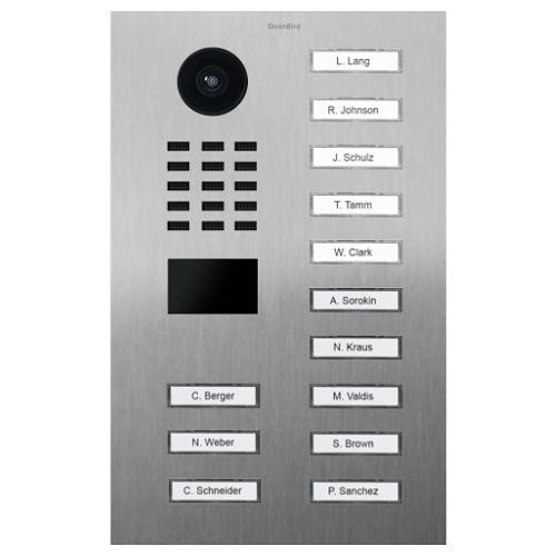 DoorBird D2113V-13BUTTONS IP Video Intercom, 13-Call Buttons