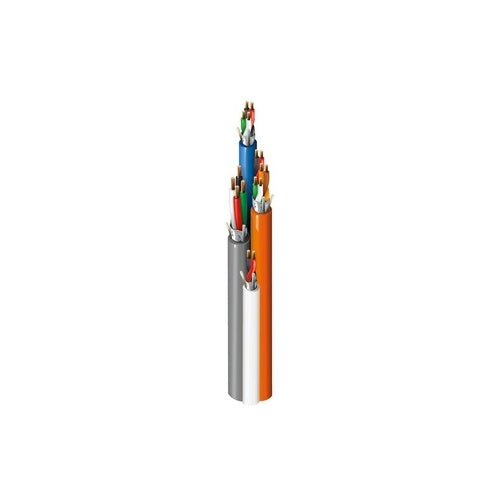 Belden 638AFS 0001000 18/3, 18/2, 18/4 and 16/4 Stranded BC Access Control Cable, Shielded, CMP, Banana Peel, 1000\' (304.8m) Reel, Multicolor