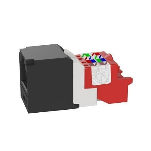 Panduit CJ5E88TBL Mini-Com Module Cat 5e UTP Keystone Jack, 8 Pos 8 Wire