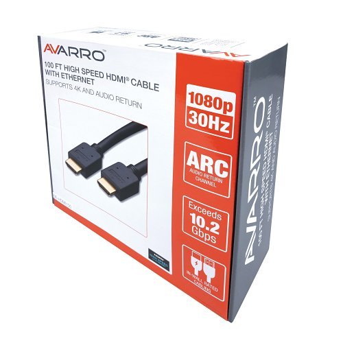 AVARRO 0E-HDMI100 100' HDMI Cable with Ethernet
