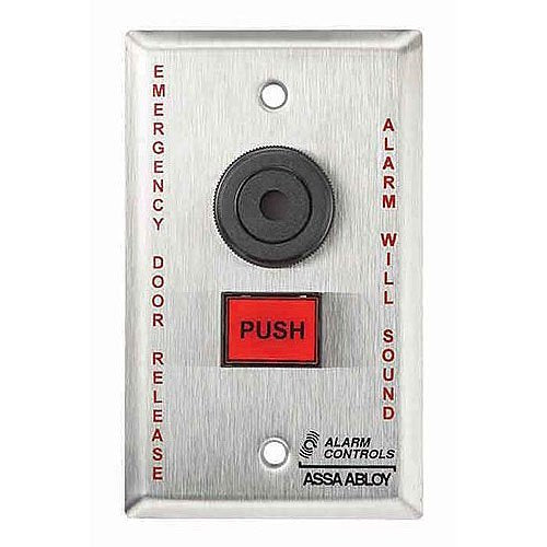 Alarm Controls TS-25 Push Button Image of AC-TS25