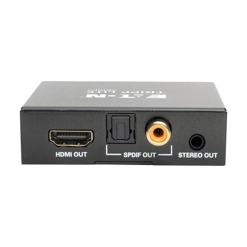 Eaton Tripp Lite P130-000-AUDIO 4K HDMI Audio Embedder, Extractor with TOSLINK and 3.5mm stereo output, 5.1\\", HDCP, 4K 30Hz