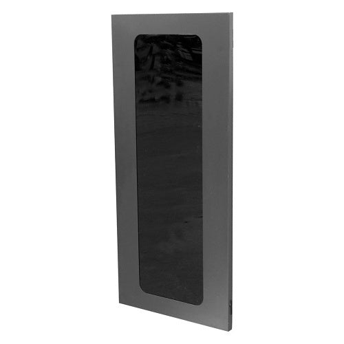 Hubbell HQKWD48 QUADCAB Series Window Door, 4\', Black
