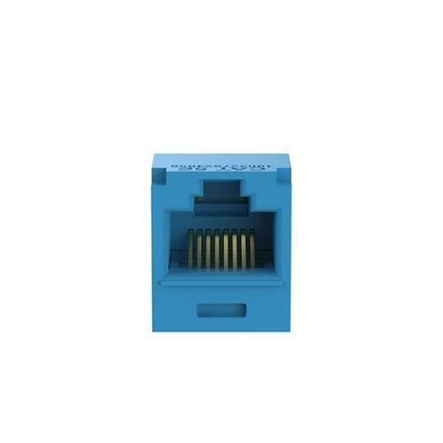 Panduit CJ5E88TGBU-24 Mini-Com Module Cat 5e UTP Keystone Jack, 8 Pos 8 Wire, Blue