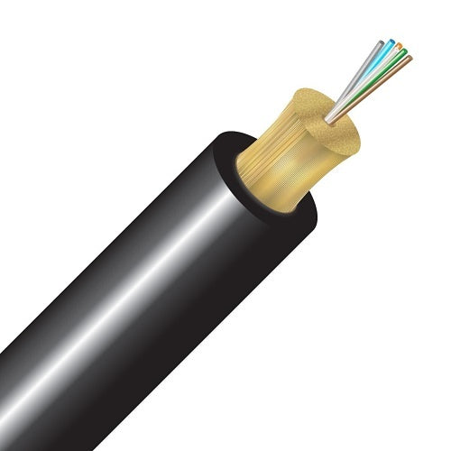 Cleerline 6D50125MOM3P-BK SFF Micro-Distribution Cable LT, 6 Strand, Black, Plenum I/O, 50/125, OM3, Black, Spool, 1000\'