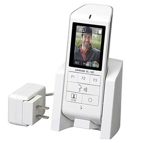 Aiphone WL-11 Wireless Video Intercom Set, 4-Piece, Includes WL-DA (Door Station), WL-1ME (Master Station), WLW-C.E (Charging Dock) and BLJ06W050040P2-U (AC Adapter)