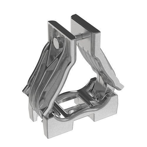 Panduit CCALTR3741-X Cable Cleat, Aluminum, Trefoil Configuration
