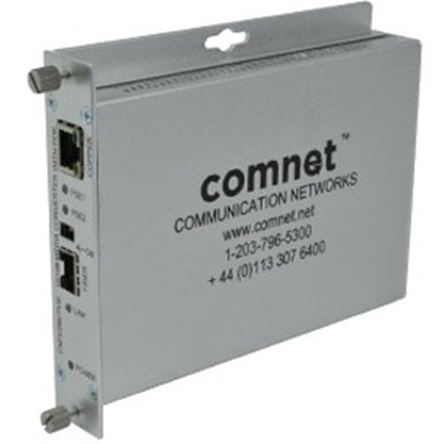ComNet ComFit 2 Port 10/100 Mbps Ethernet Media Converter with POE Image of C4-FE2MCPOE