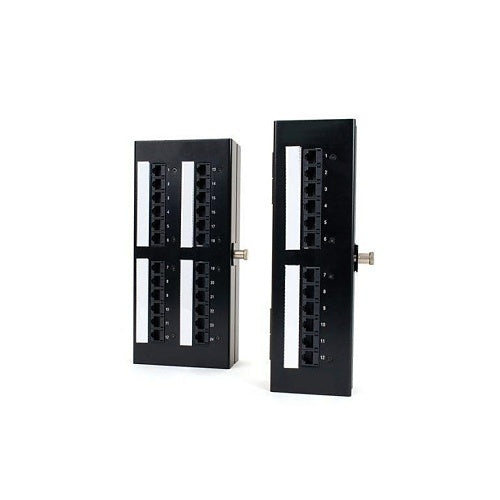 OCC ACC4888/110SIX 48-port Rack Mount Angled Patch Panel, 568A/B Wired, 2U