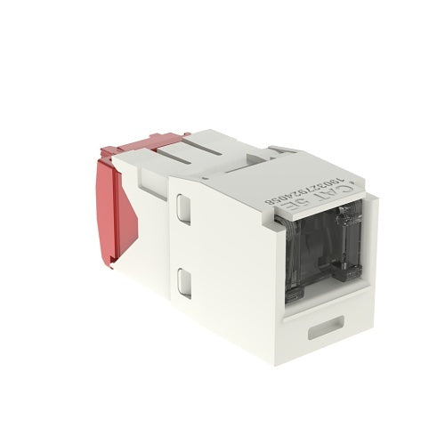 Panduit CJH5E88TGIW CAT5e Mini-Com RJ45 Shuttered TG Jack Module, White