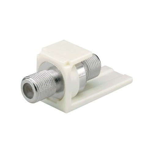 Panduit CMFSRIWY Pan-Net F-Type Module, Self Terminating, Off White