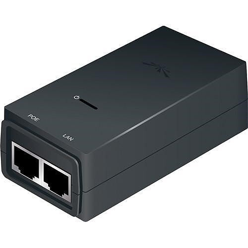 Ubiquiti POE-24-12W 24V PoE Adapter, Mid-Power, Black