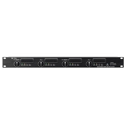 TOA DA-250FHCU A00 4-Channel Digital Power Amplifiers, 120V AC, 50/60 Hz, 250W, Black