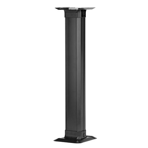 Panduit AFR4TBLGIW Above Floor Raceway, 4-Channel Table Leg