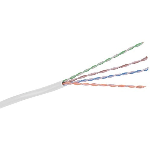 Hubbell C5EPRPW SPEEDGAIN CAT5e Plenum Cable, 400 MHz, White