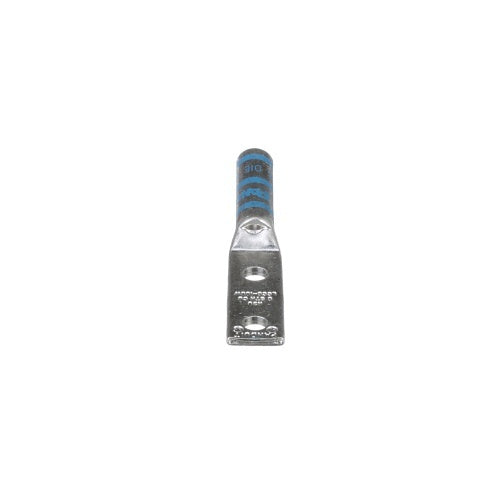 Panduit LCC6-10BW-L Compression Connector Lug, 2-Hole, #6AWG, Copper